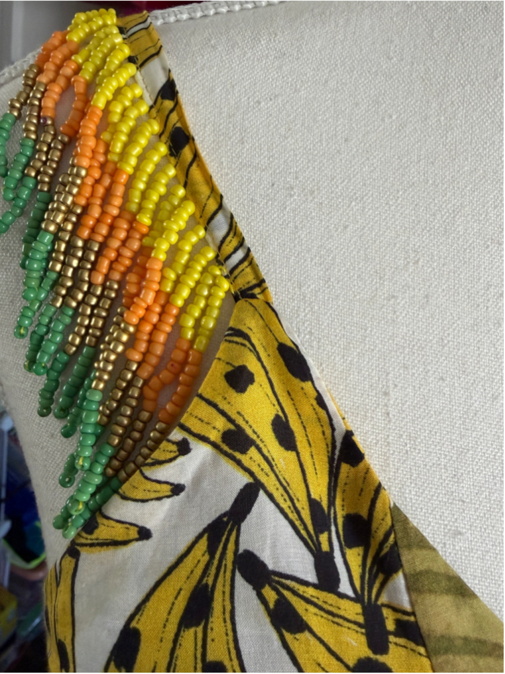 FARM Rio Tropical Fruit Print Beaded Tassel Maxi Dress XS r
Resortwear - Picture 5 of 8